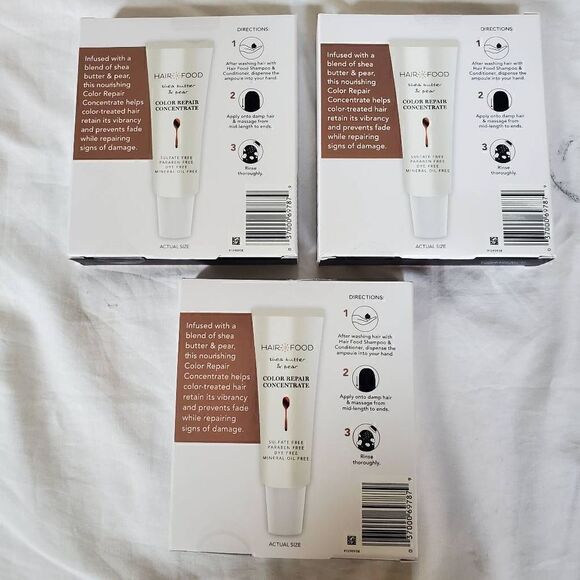 Hair Food Color Repair Concentrate Treaments 3 boxes - Picture 4 of 8